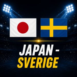 Fotbolls-VM 2026 på Corner, Japan mot Sverige på storbildsskärm i Göteborg