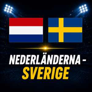 Fotbolls-VM 2026 på Gothia Towers, Nederländerna mot Sverige på storbildsskärm i Göteborg