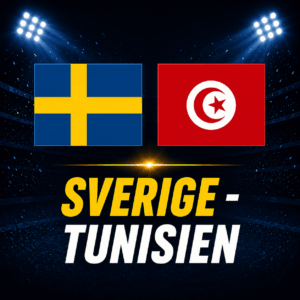Fotbolls-VM 2026 på Gothia Towers, Tunisien - Sverige på storbildsskärm i Göteborg